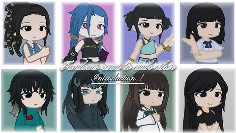 || Fandoms react to each other | 0.5x | 0/8 introduction || 