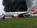 Passenger Records Burning Plane at O'Haire