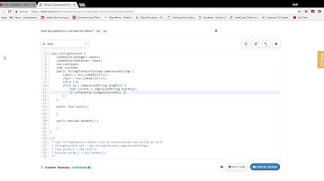 Design Compressed String Iterator