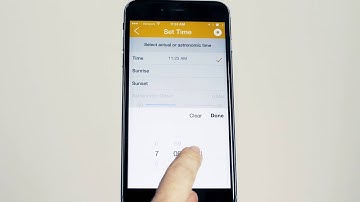 Somfy myLink Create & Execute Schedules