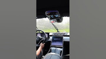 Magic vision control 🤯 washer fluid straight from the wipers #viral #shorts #mercedesbenz