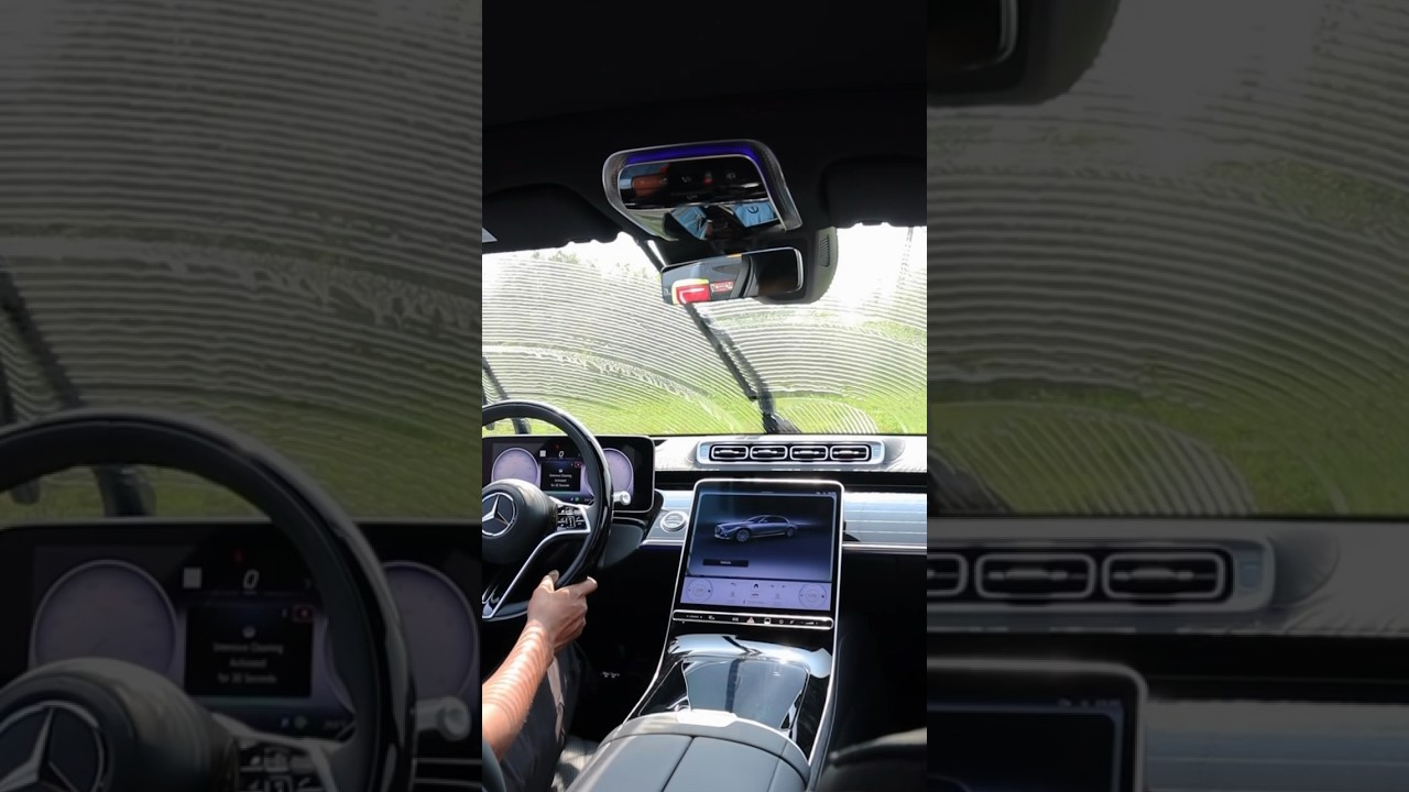 Magic vision control 🤯 washer fluid straight from the wipers 