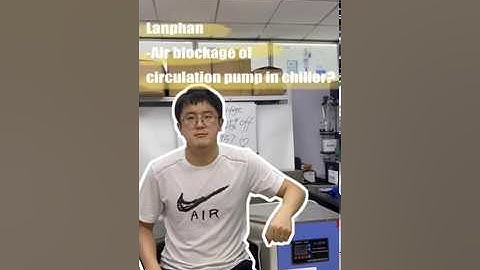 Air blockage of circulation pump in chiller?