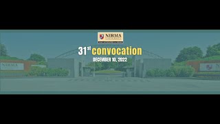 Nirma University 31st Convocation Ceremony