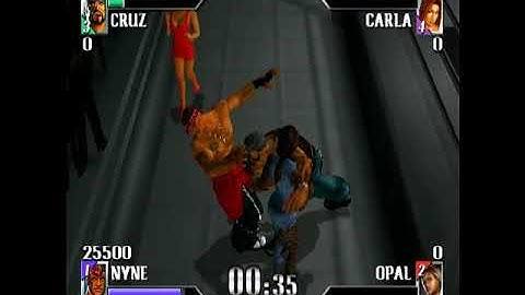 Def Jam Vendetta: Tag Team Match| Nyne & Opal VS Cruz & T