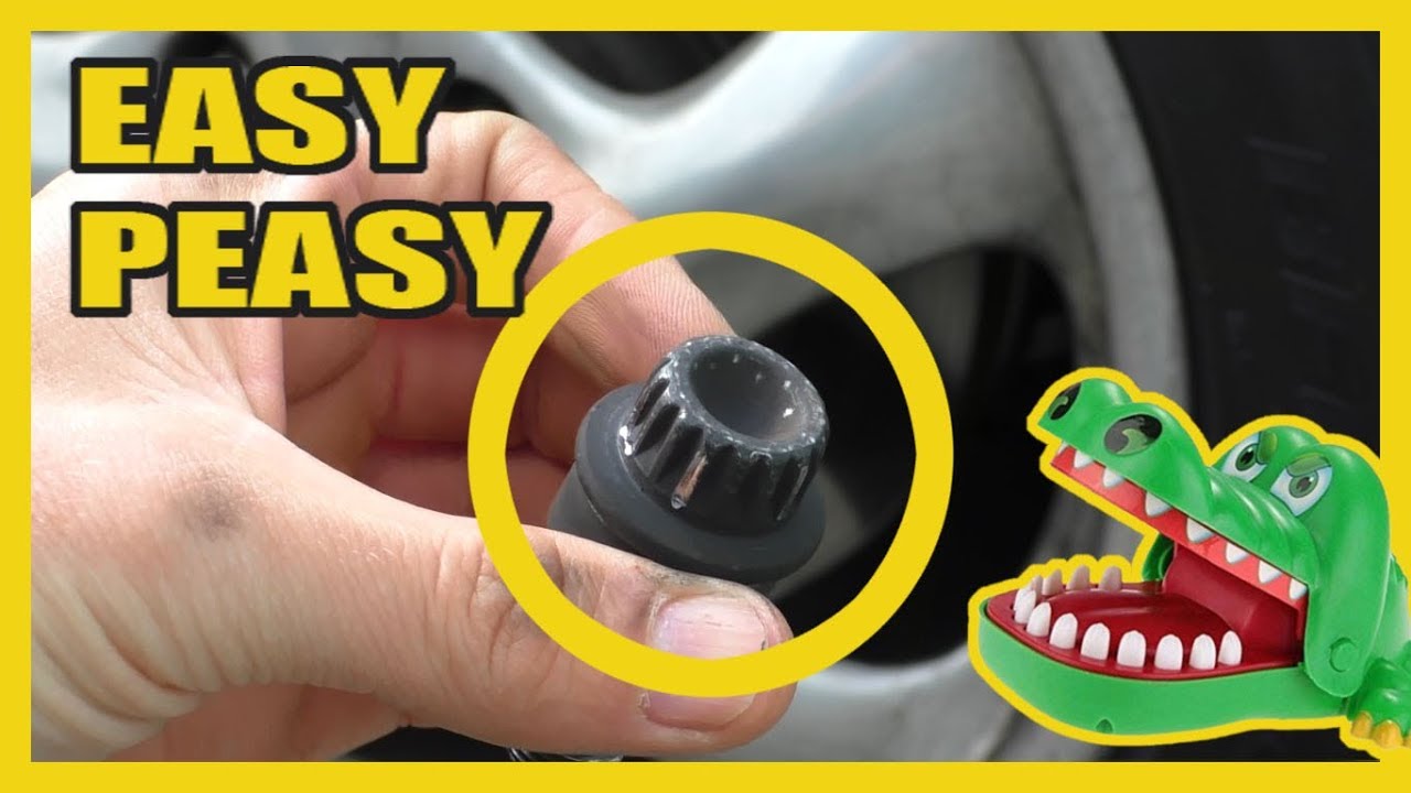 How To Remove Porsche Boxster Rim Wheel Locks Without Key Tool in 5min