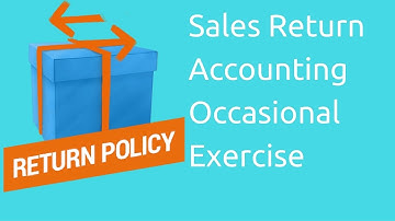 Example of Sales Return | Sale of Goods on Return Basis Accounting | CA CPT | CS & CMA
