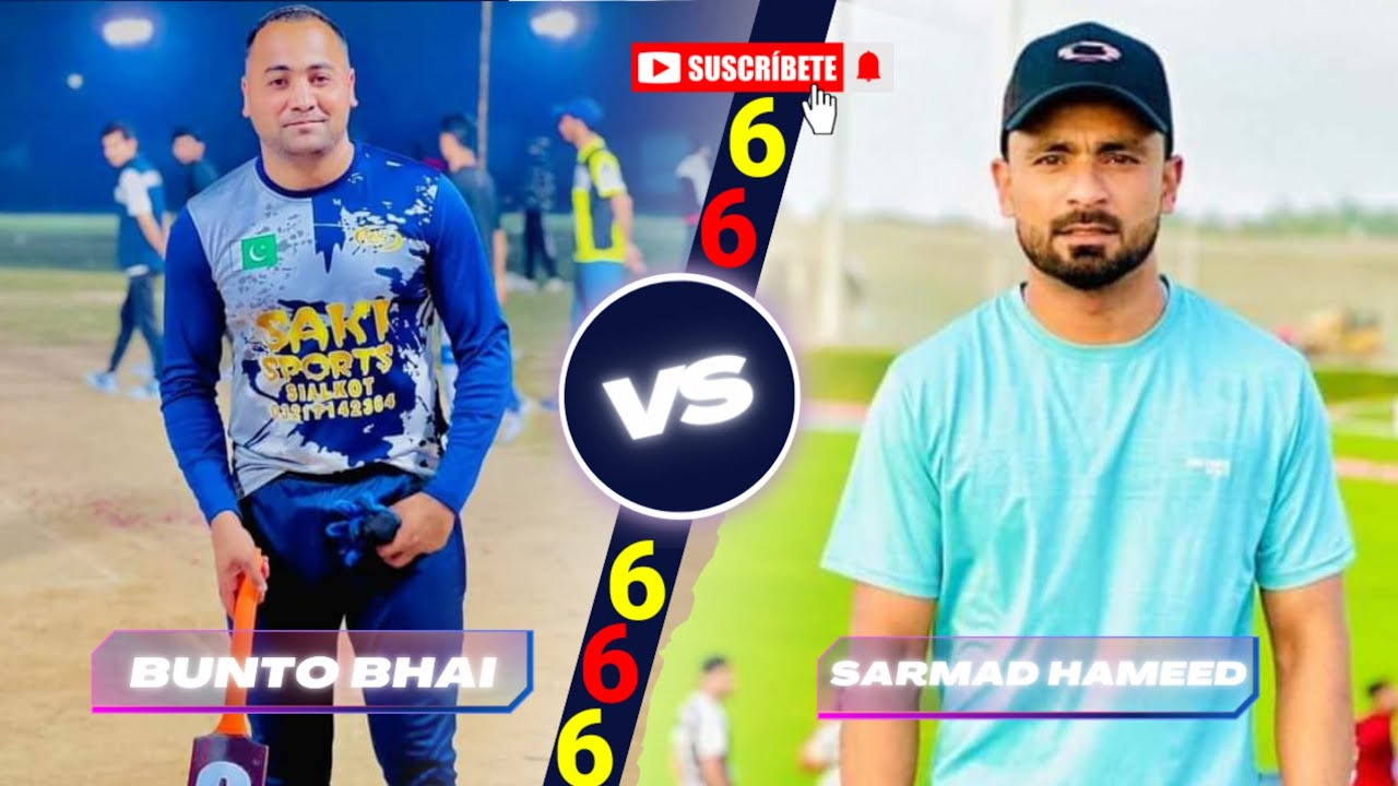 Bunto Bhai vs Sarmad Hameed, Salman Sallu | Tape Ball Cricket Pakistan ...