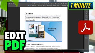 How to Edit PDF File in Adobe Acrobat 2025 | Edit PDF File Free