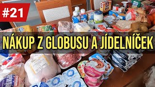 Nákup z Globusu a týdenní jídelníček