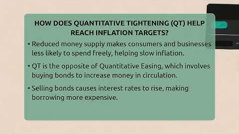 How Does Quantitative Tightening (QT) Help Reach Inflation Targets? - Inflation Insight Channel