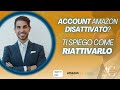 Come riattivare account amazon