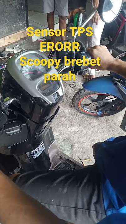 Scoopy brebet, kena prank sensor TPS.