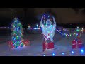 Christmas Lights display in Uxbridge, Ontario.