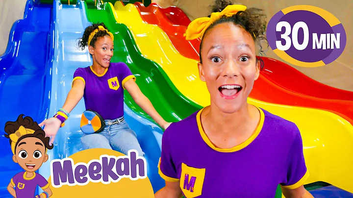 Meekah’s Day of Games at Billy Beez 🌈 | Blippi & Meekah Challenges and Games for Kids