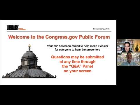 Congress.gov Public Forum