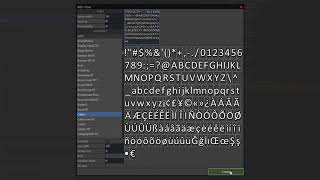 Create your game font