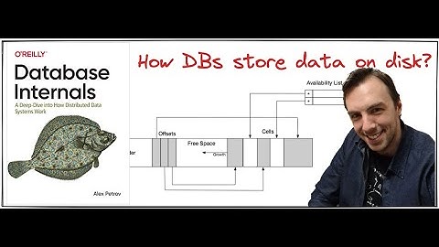 How databases store data on disk?