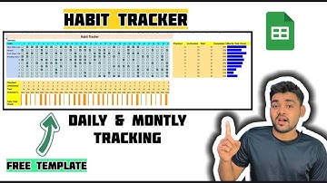 Google Sheets Habit Tracker — Track Daily Habits Automatically! (Step-by-Step) In Hindi & Free 👇