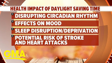 How daylight saving time can impact our health l GMA
