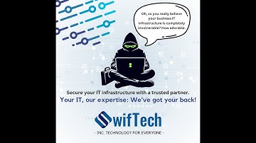 SwifTech Inc. Comprehensive IT support, cybersecurity, and cloud backup solutions