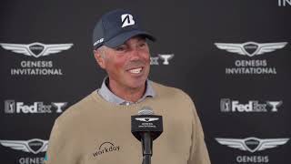 Matt Kuchar  Thursday Flash Interview 2023 The Genesis Invitational · Round 1