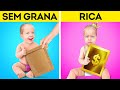 MÃE RICA x MÃE POBRE || Ideias DIY incríveis para pais habilidosos #shorts