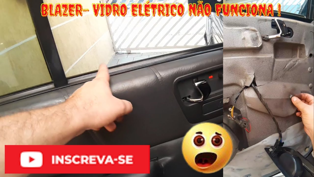 BLAZER- VIDRO ELÉTRICO PAROU DE FUNCIONAR- CARRO COM PROBLEMA/DEFEITO ...