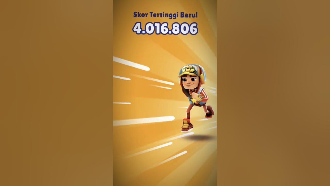 aku bisaa!!!! akhirnya bisa jadi nomor 1 di subway surf setelah bermain 1 jam lebih 😵#juara #shorts