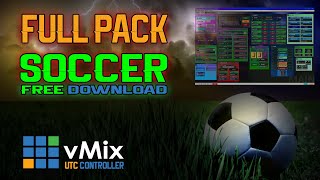Soccer | Stunning Full Graphics Pack #1 | For vMix | Free Download |