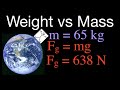 Mass Versus Weight: Clarifying Concepts in Physics