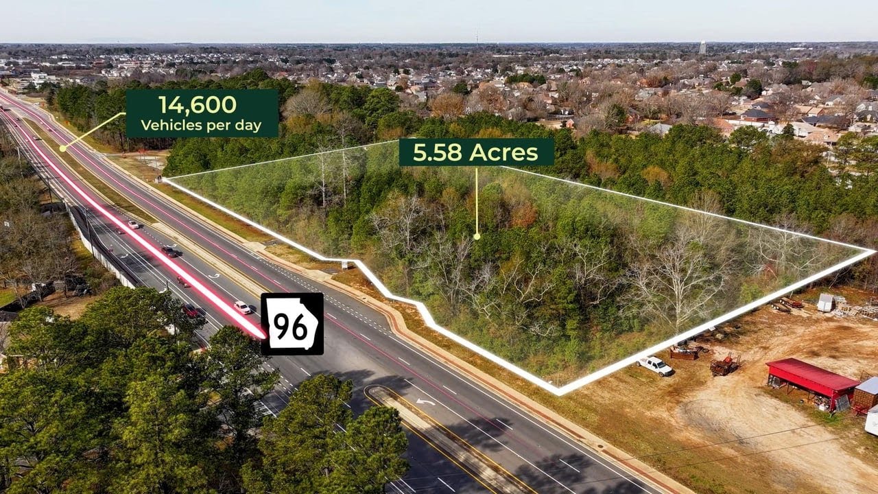 5.58 Acres HWY 96, Warner Robins, GA YouTube