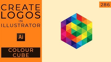 Colour cube design in Adobe Illustrator