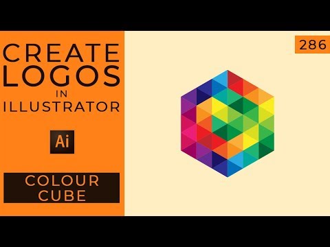 Colour cube design in Adobe Illustrator