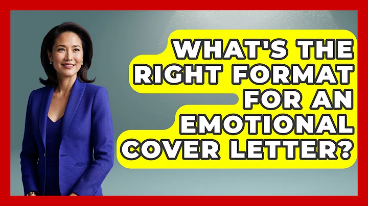 What's The Right Format For An Emotional Cover Letter? - Job Success Network