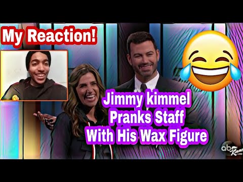 jimmy-kimmel-pranks-staff-with-his-wax-figure-(-reaction-)