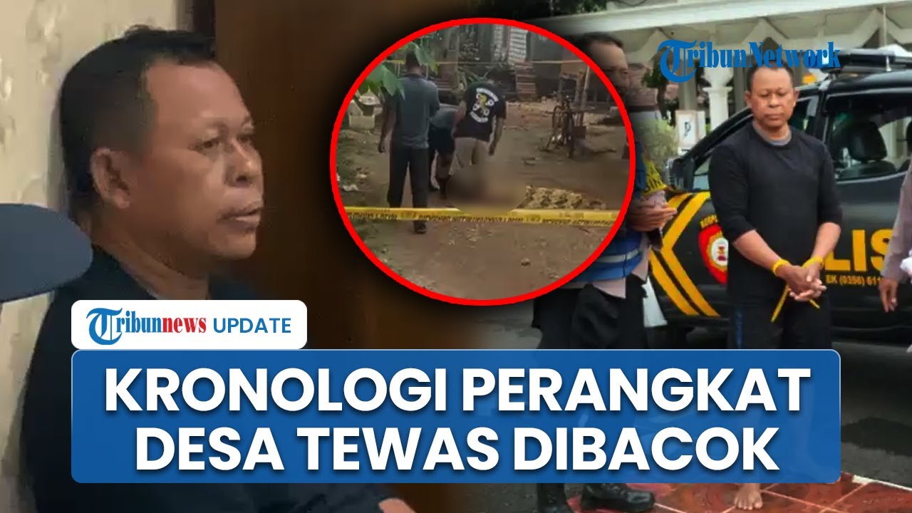 Kronologi Perangkat Desa di Tuban Tewas Dibacok Satpam gegara Chat Mesra ke Istri, Pelaku Diringkus