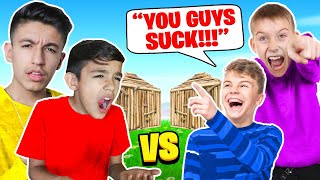 Trash Talkers Make My Brother Mini Mamba Rage In Fortnite Box Fights!