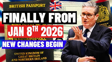 UK Announce Beginning Dates For New ILR, PR, Visa, Immigration & Citizenship Changes