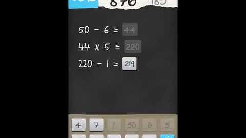 6 Numbers by Brainbow Level 185 Answer Guide