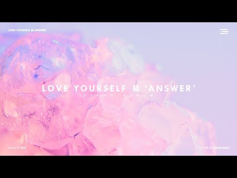 BTS Love Yourself 結 'Answer' Piano Album