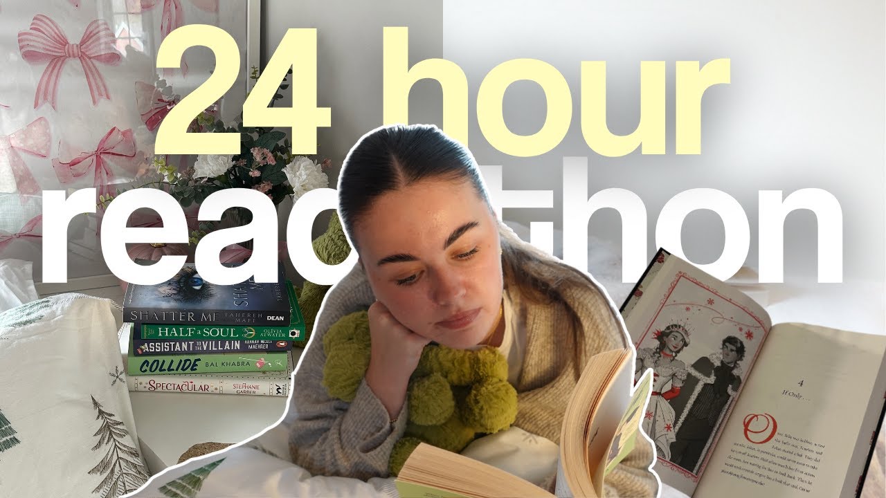 24 hour readathon 🕰️📖 | how many books can i read in 24 hours? - YouTube