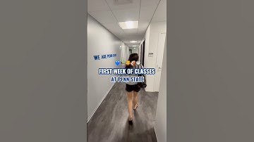 First week of classes ✅ #pennstate #college #diml