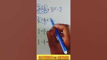 Butterfly method for addition,subtraction,multiplication an devision #butterflymethod #fraction