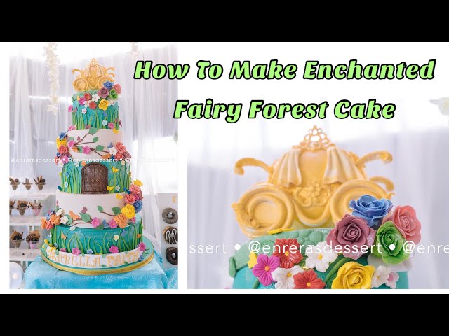 Enchanted Fairy Garden Cake Full Tutorial 