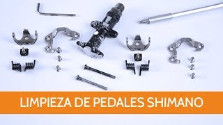 Limpieza de pedales Shimano