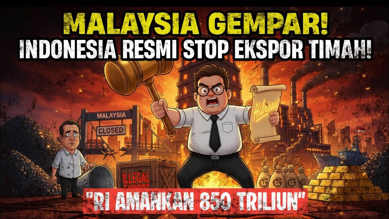 MALAYSIA GEGER ‼️Indonesia Resmi Stop Ekspor Timah Ke Malaysia‼️ 