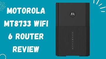 Motorola MT8733 WiFi 6 Router: Power-Packed Networking