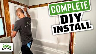 How To Install A Bath And Shower Surround | Delta Classic 400