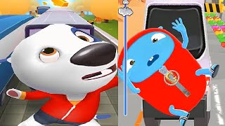 TALKING TOM GOLD RUN Talking Hank VS ZellyGo Dash - Running Game Gameplay 2021 screenshot 3